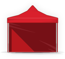 Gyorsan összecsukható party sátor - Alumínium hexa40