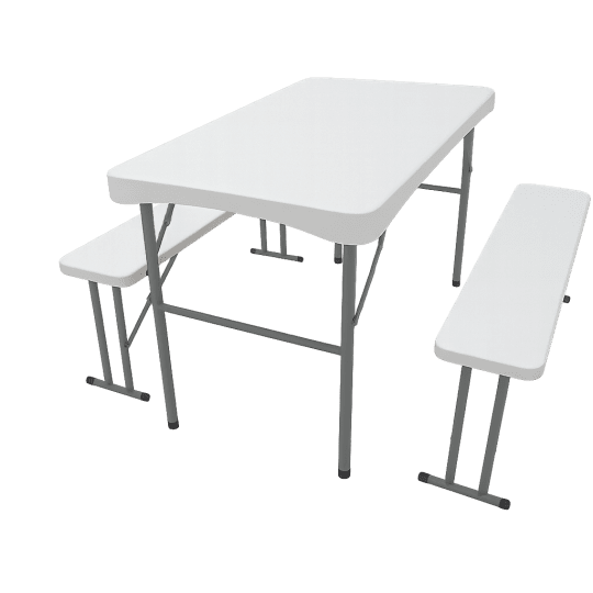 Műanyag sörpad garnitúra – 113 cm