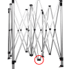 Detail - Rúdösszekötő elem hexa szerkezethez