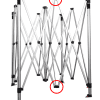 Detail - Rúdösszekötő elem hexa szerkezethez