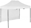 Gyorsan összecsukható sátor 2x3m – acél - 1 oldalfal