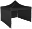 Gyorsan összecsukható sátor 3x3 m – acél - 3 oldalfal